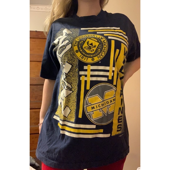 university of michigan graphic vintage tee - Picture 4 of 8
